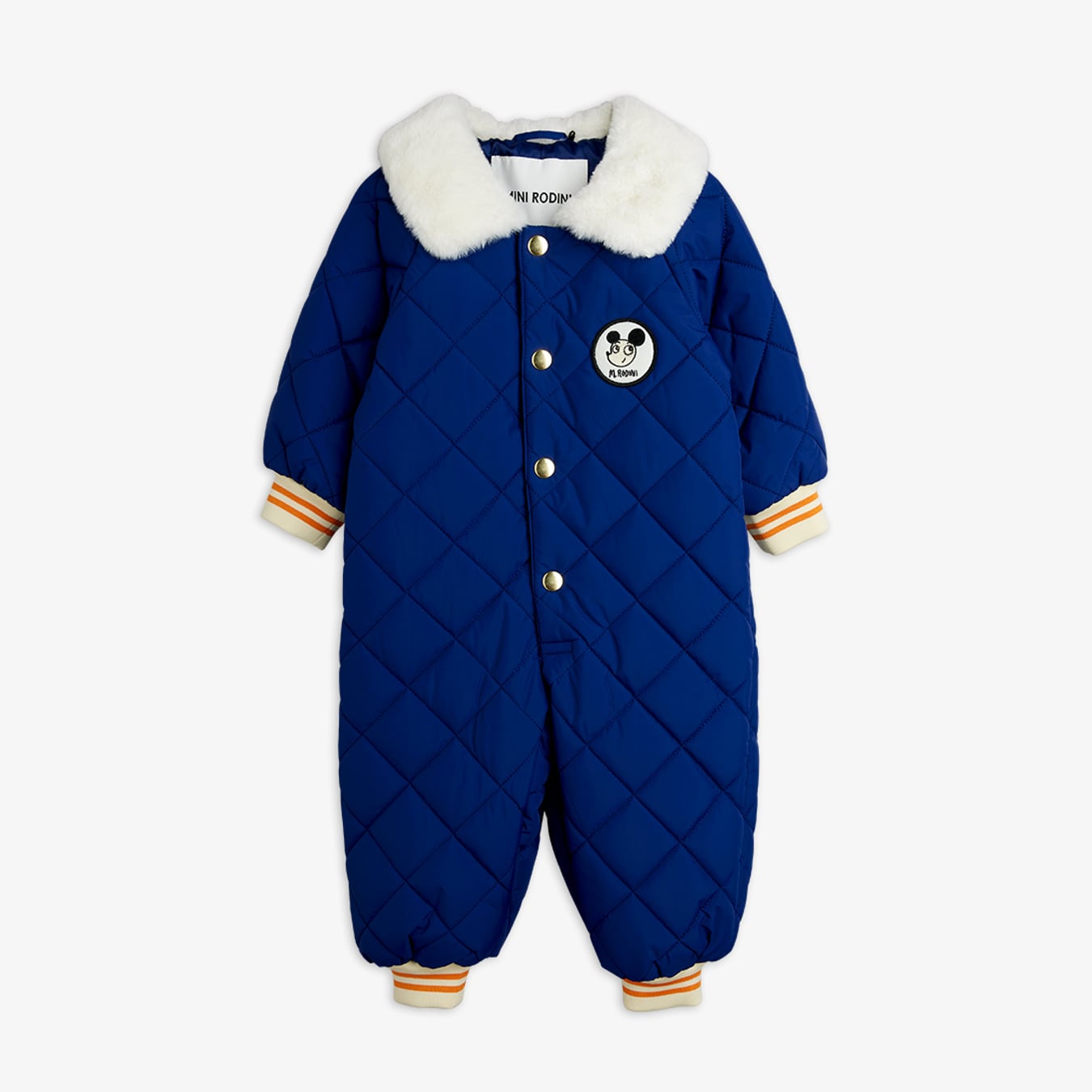 Ritzratz quilted baby overall Blue | Mini Rodini