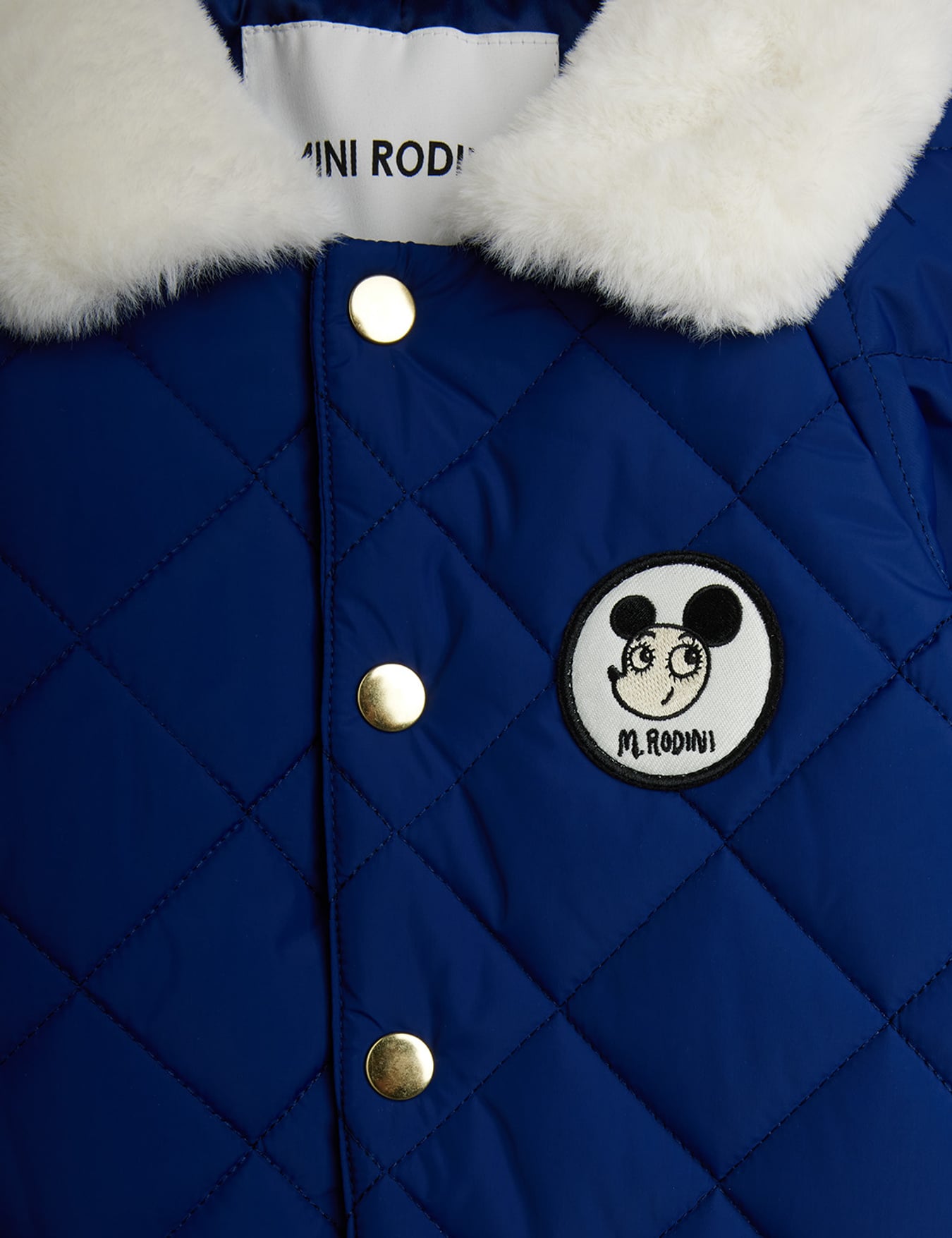 Ritzratz quilted baby overall Blue | Mini Rodini