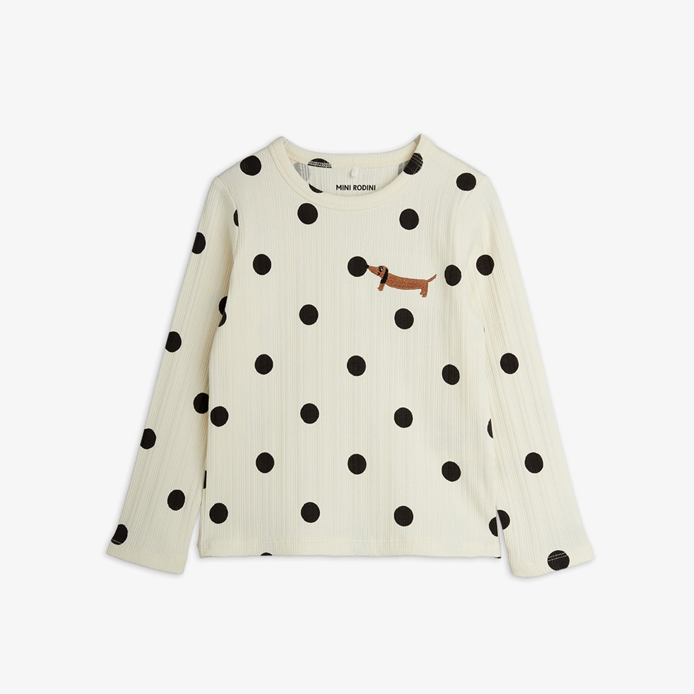 Dots dog long sleeve tee