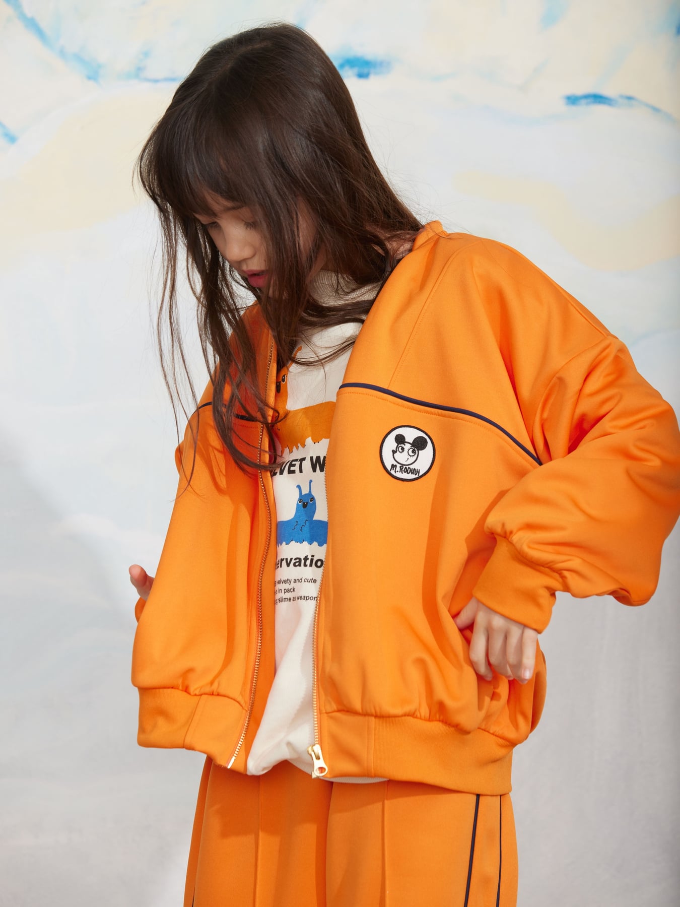 Ritzratz patch tracksuit jacket Orange | Mini Rodini