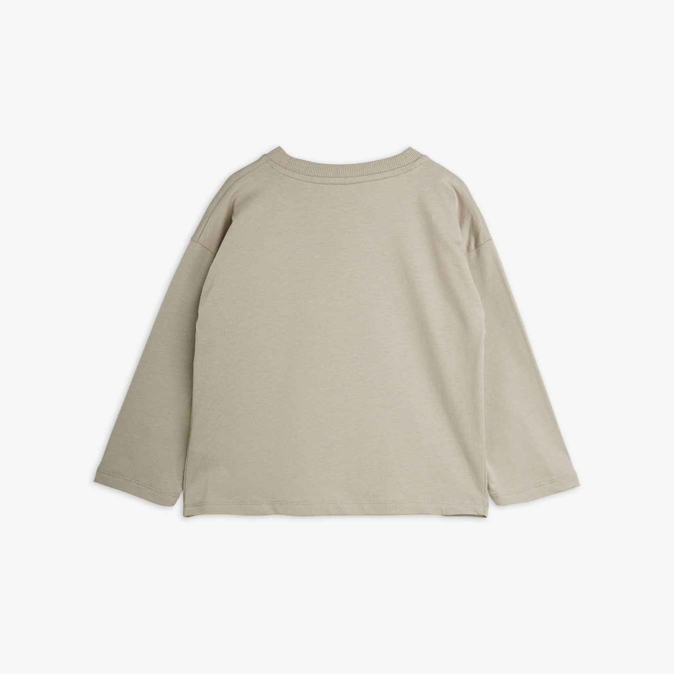 Skunk embroidered long sleeved top Grey | Mini Rodini | Mini Rodini