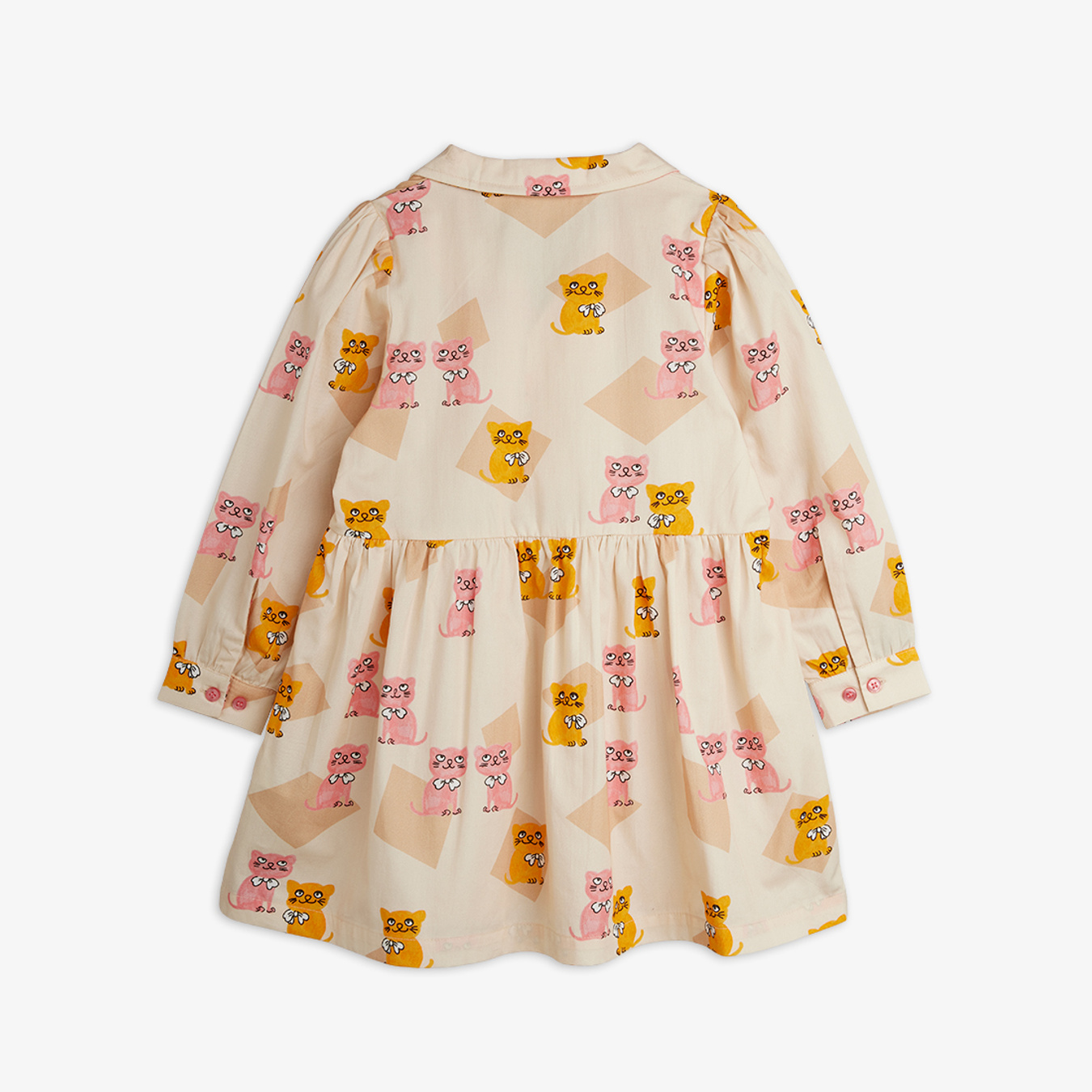 Kittens Woven Dress | Mini Rodini