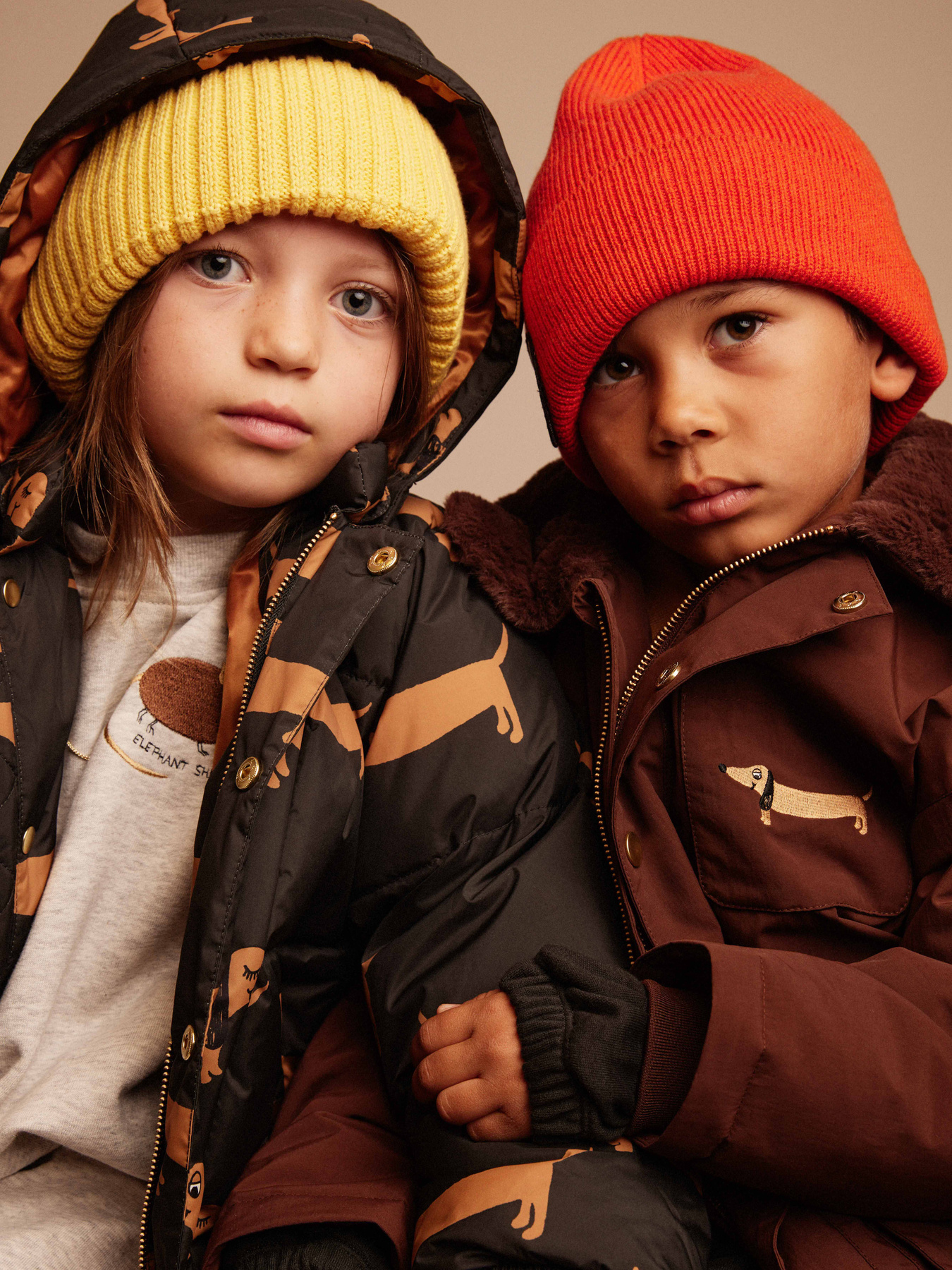 Dog puffer jacket Black | Mini Rodini