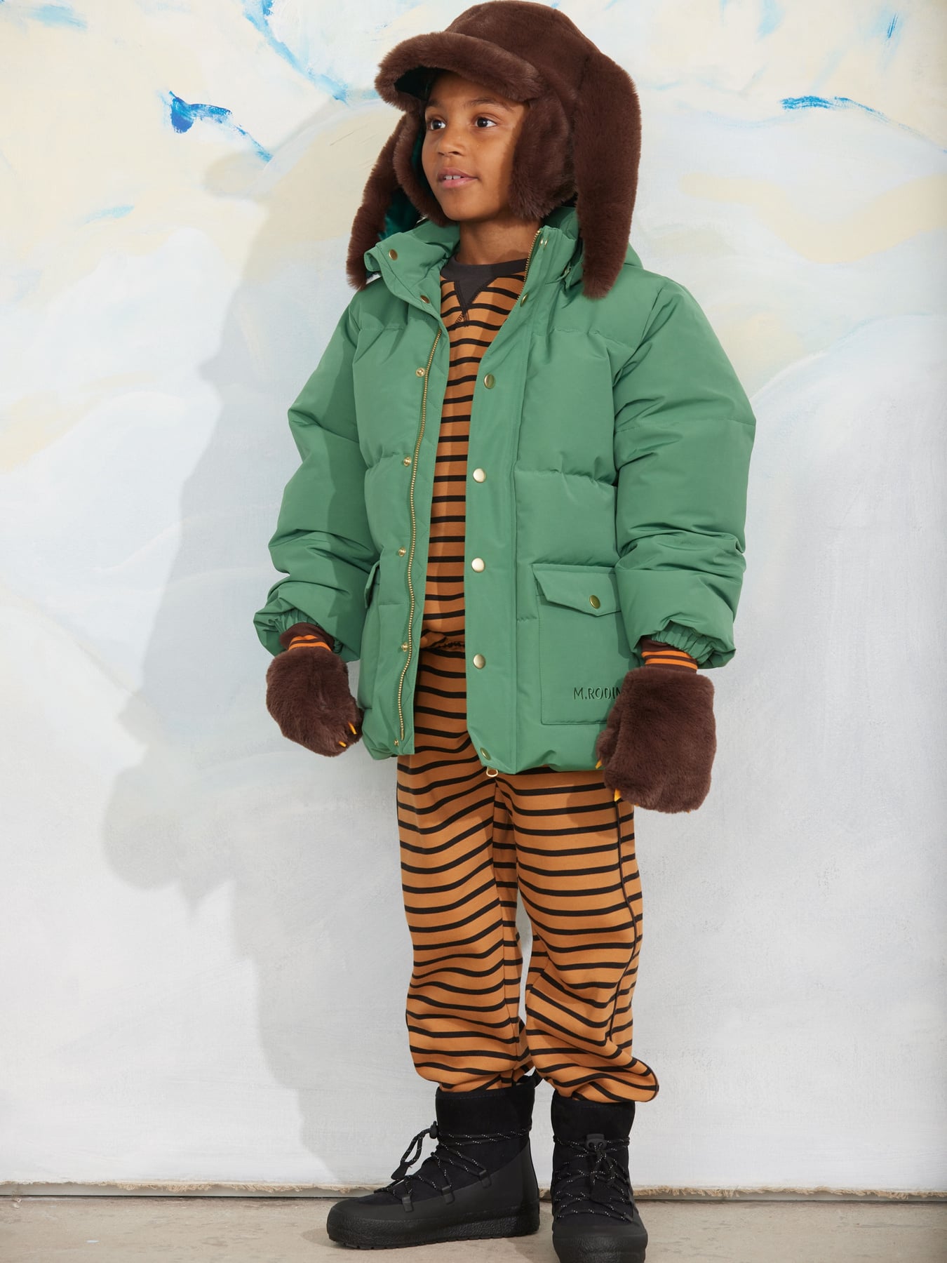 M.Rodini puffer jacket Green | Mini Rodini