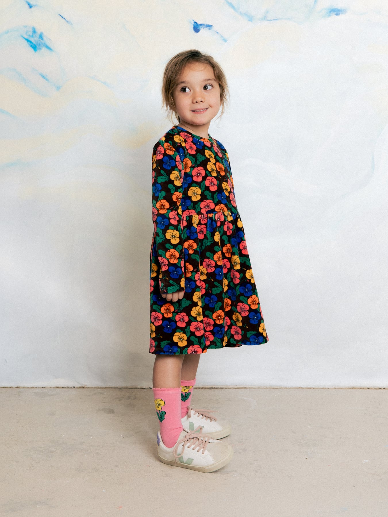 Mini Rodini Flower - Florals for kids, toddlers & babies