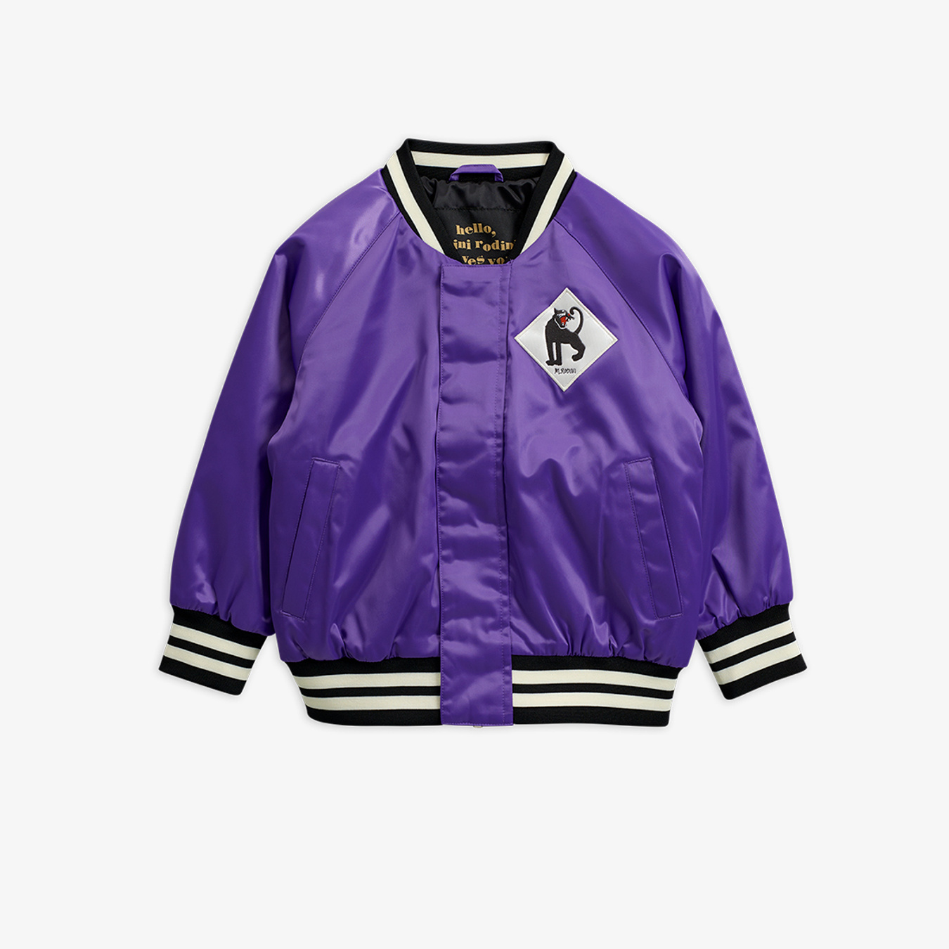 Panther Baseball Jacket Purple | Mini Rodini