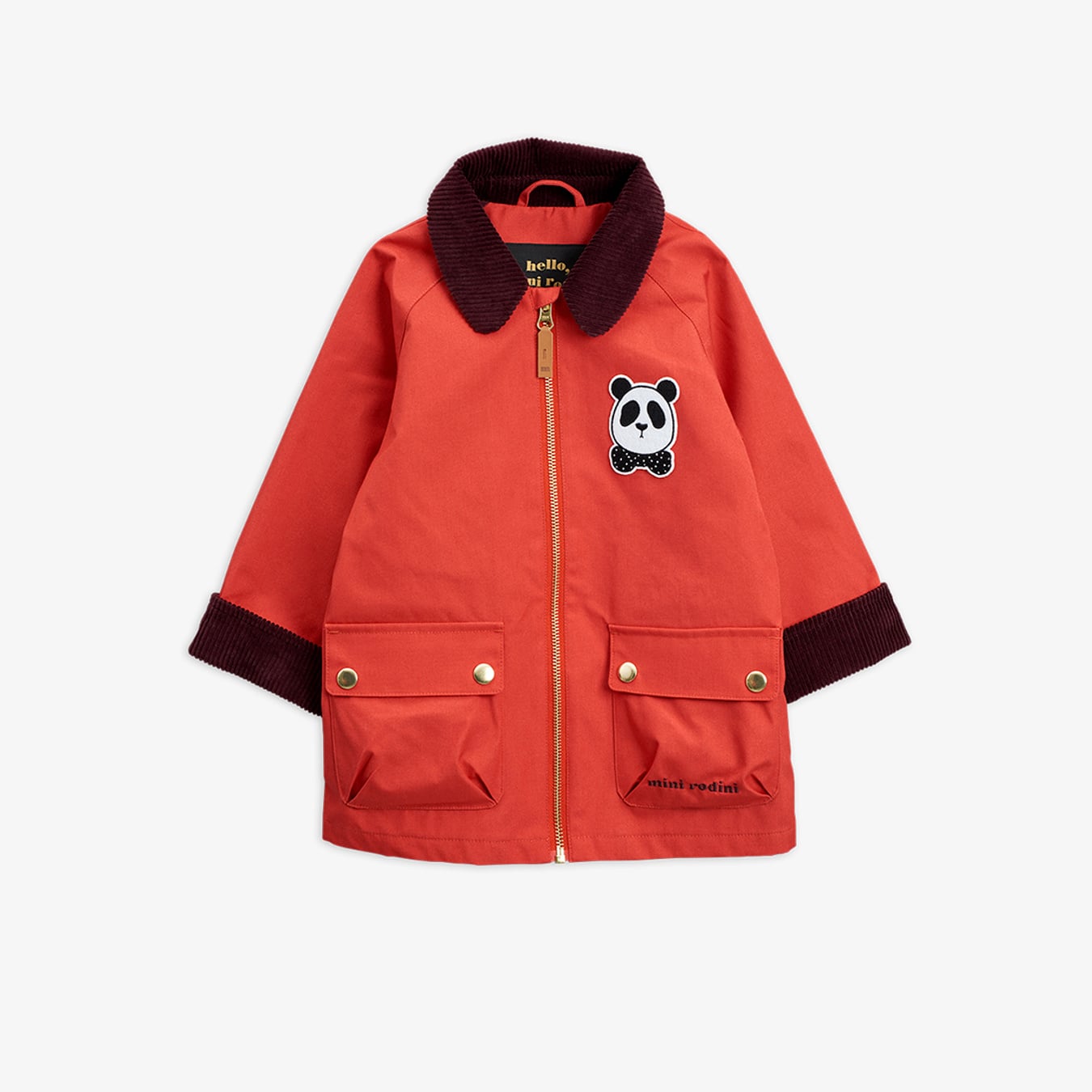 Padded Country Jacket Red | Mini Rodini