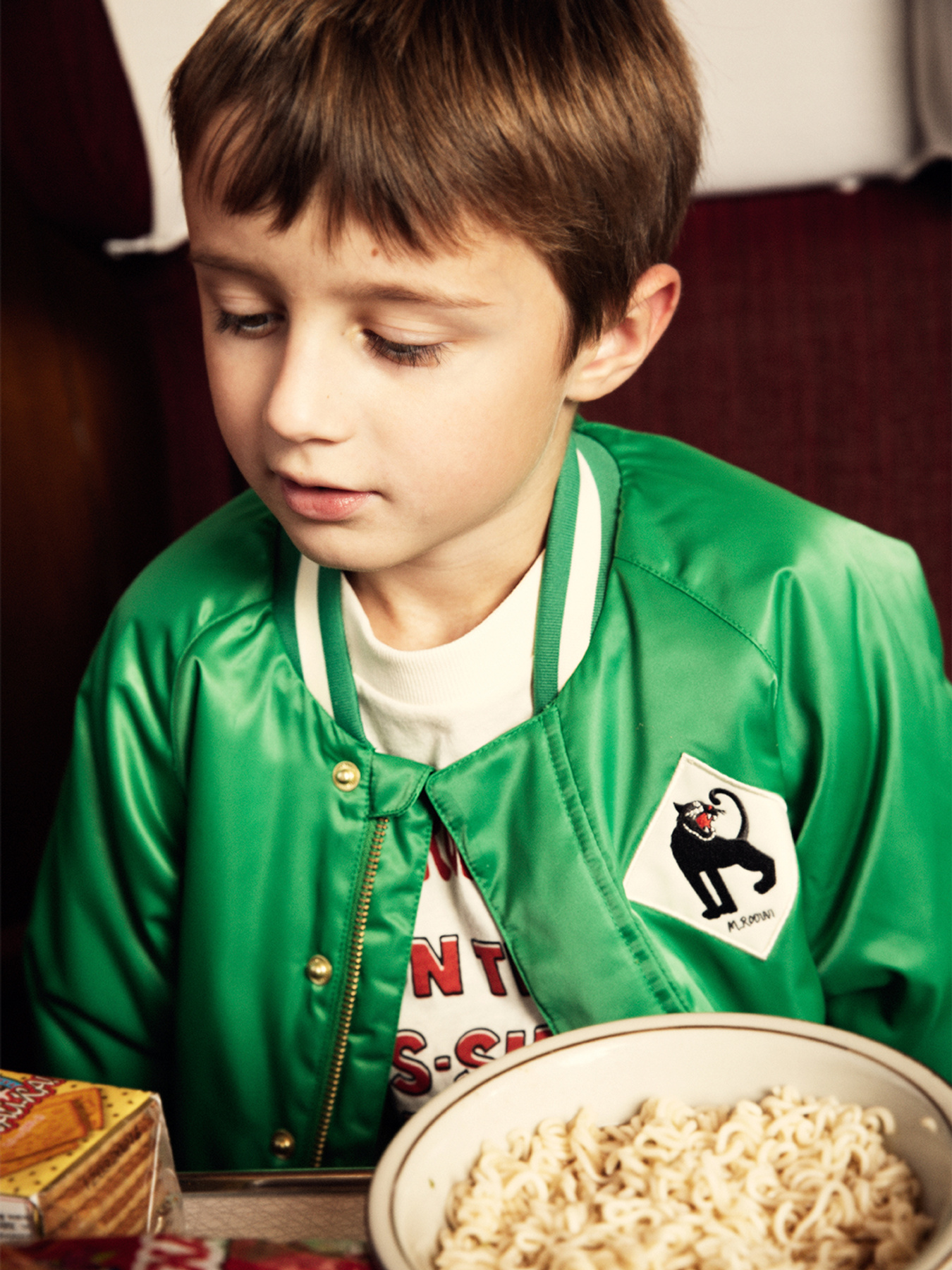 Panther Baseball Jacket Green | Mini Rodini